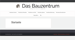 Desktop Screenshot of das-bauzentrum.de