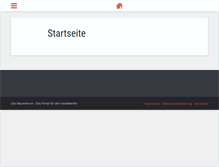 Tablet Screenshot of das-bauzentrum.de